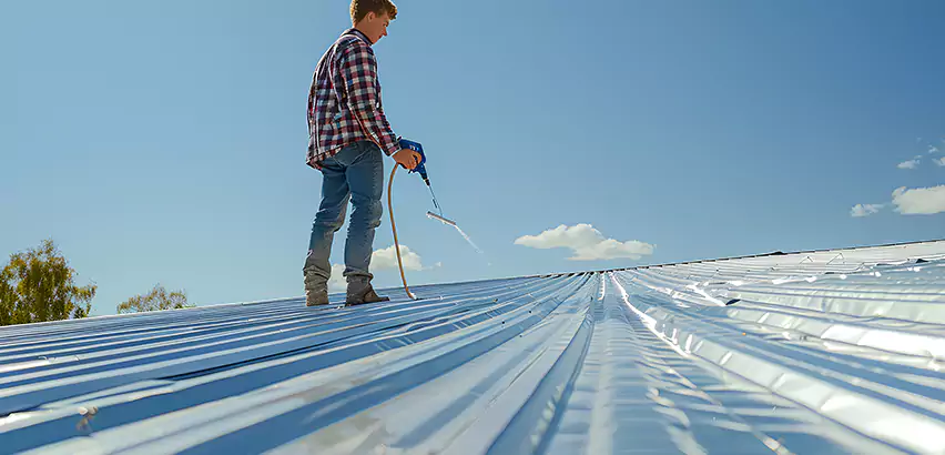 EPDM Roofing Installation Drip Edge in Edmond
