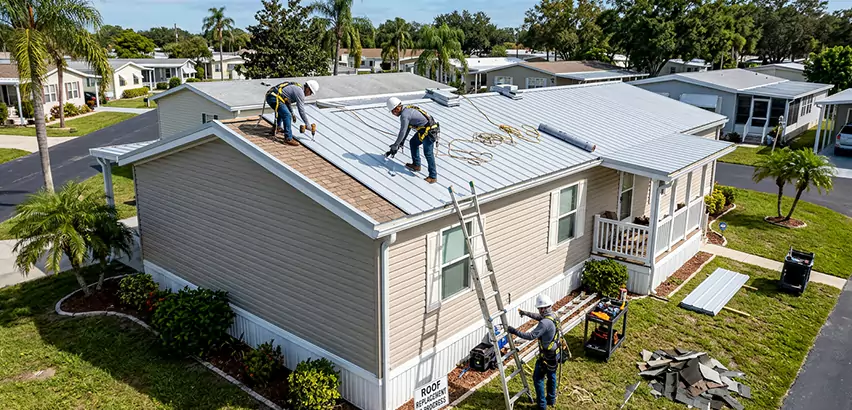 Mobile Home Metal Roof Replacement in Edmond