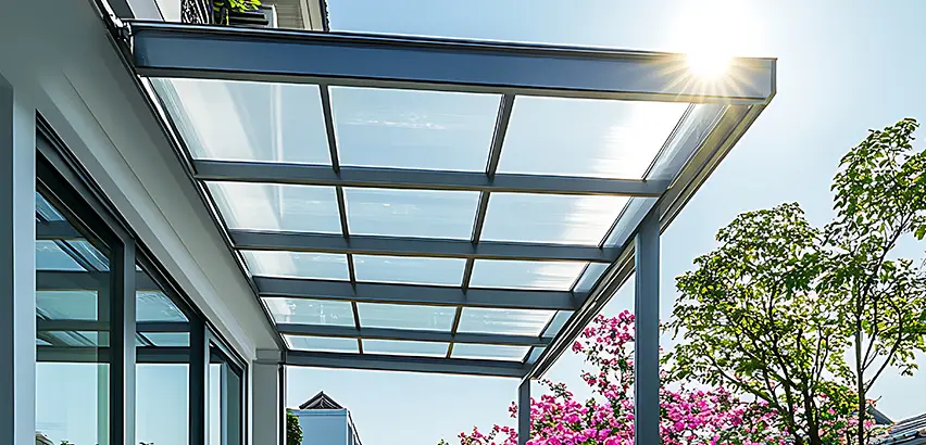 Glass Patio Roof Installation in Edmond